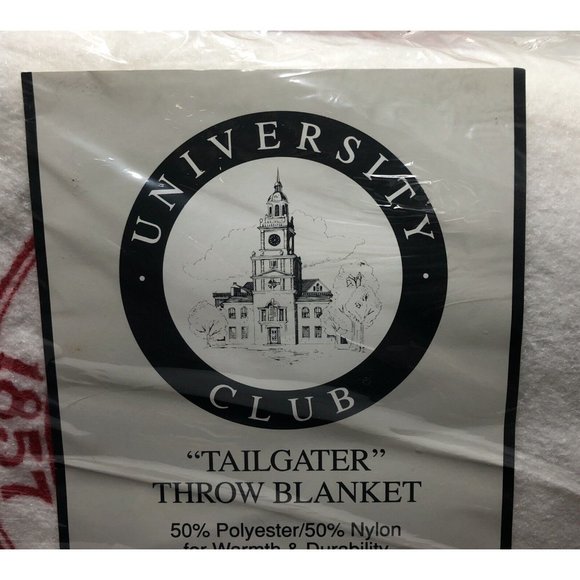Tailgater Throw Blanket Florida State Seminoles 45x66” Sealed New Old Stock - Picture 3 of 6